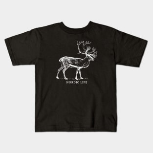 Nordic Life Reindeer Kids T-Shirt